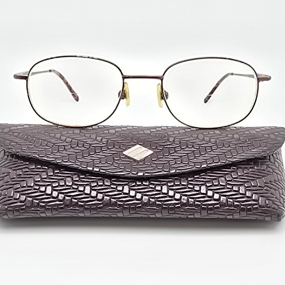 Joseph Abboud JA107 Bronze Eyeglasses Frame w/ Flexhinge and Case 50-19-140